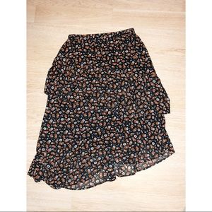 Wild Fable Floral Asymmetric Skirt